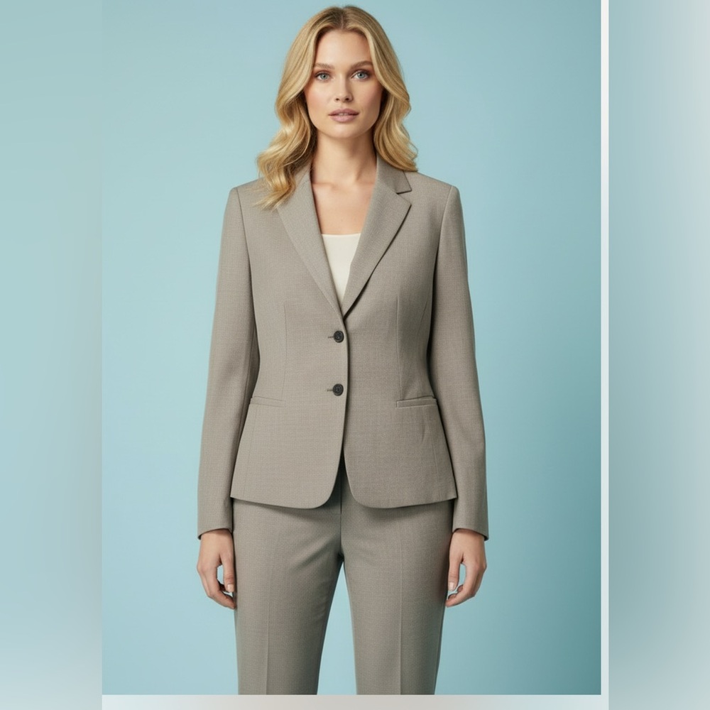 Ann Taylor Light Grey/Toupee woman’s pantsuit